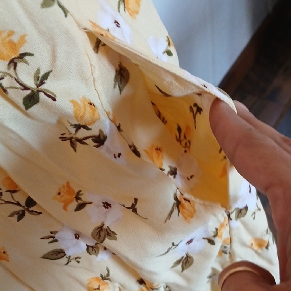 Old Navy Sunflower Yellow Floral Dress - Picture 4 of 6